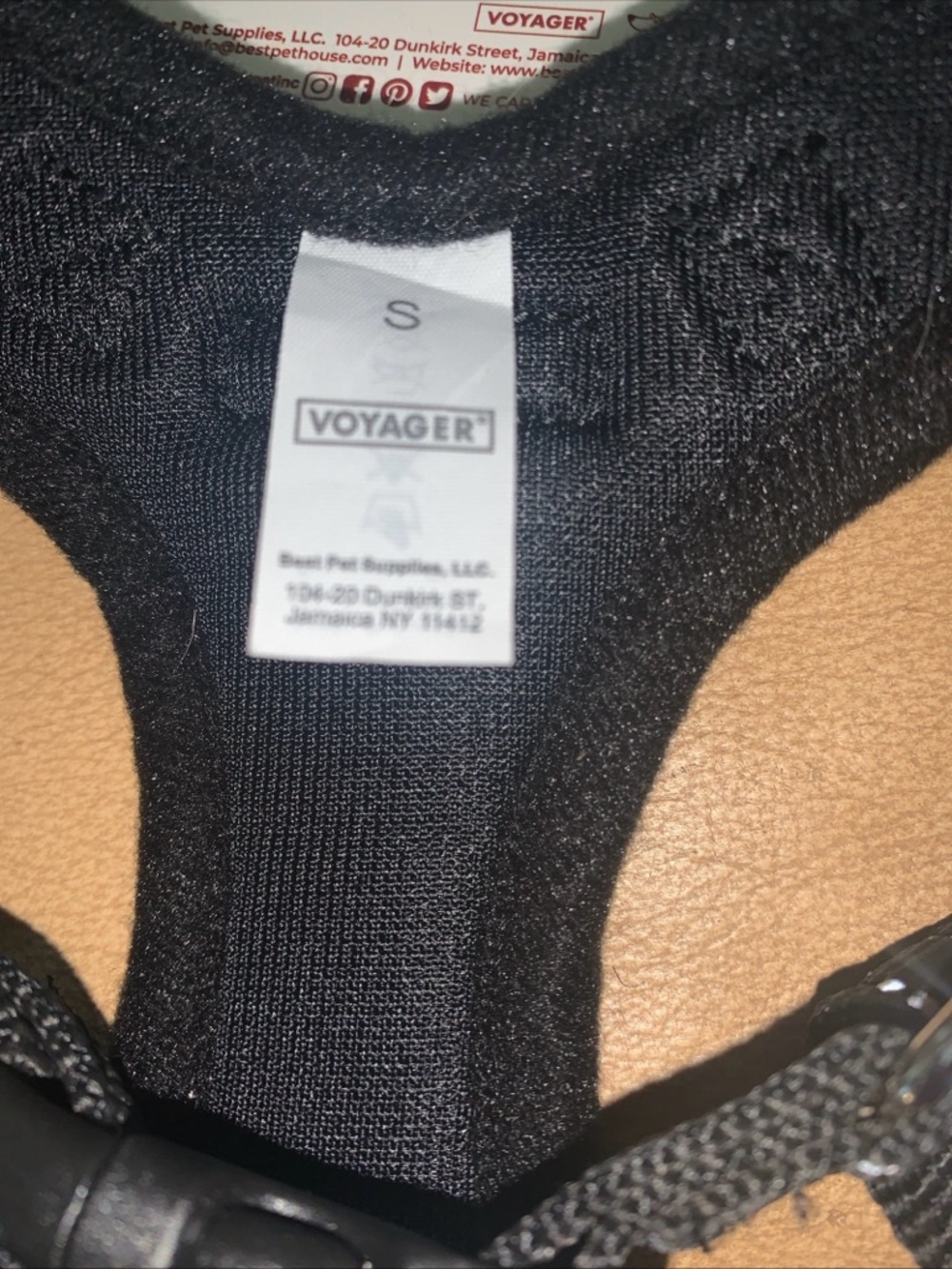 🪢 Voyager Black Fully Adjustable Step-in Mesh Dog Harness NWT S - Picture 6 of 6
